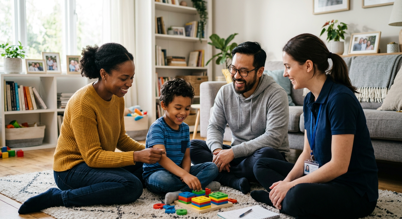 Play-based ABA family support